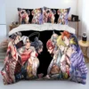 3D Anime Record of Ragnarok Cartoon Comforter Bedding Set Duvet Cover Bed Set Quilt Cover Pillowcase 20 - Record Of Ragnarok Store