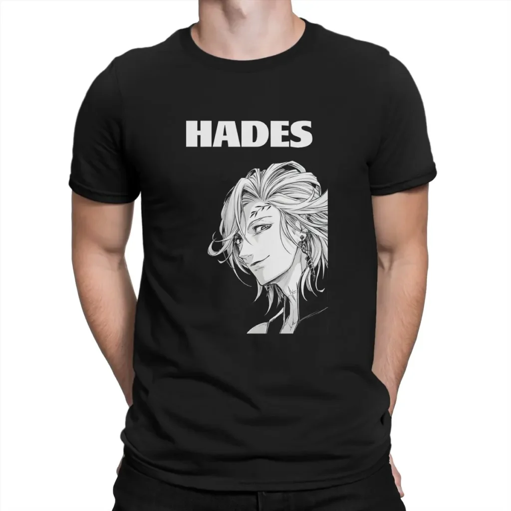 Hades T Shirts Men Record Of Ragnarok Funny Cotton Tee Shirt Crew Neck Short Sleeve T - Record Of Ragnarok Store