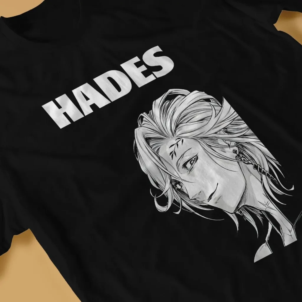 Hades T Shirts Men Record Of Ragnarok Funny Cotton Tee Shirt Crew Neck Short Sleeve T 3 - Record Of Ragnarok Store