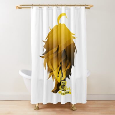 Record Of Ragnarok Adam Gold Silhouette Shower Curtain