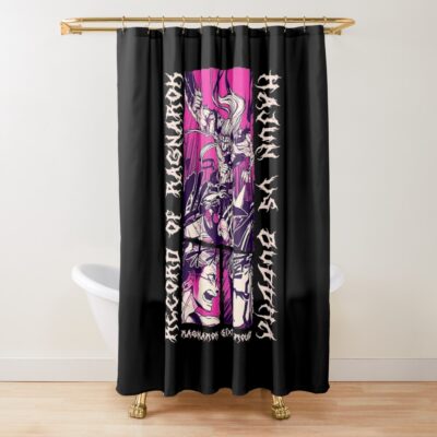 Buddha Vs Hajun Record Ragnarok Shower Curtain